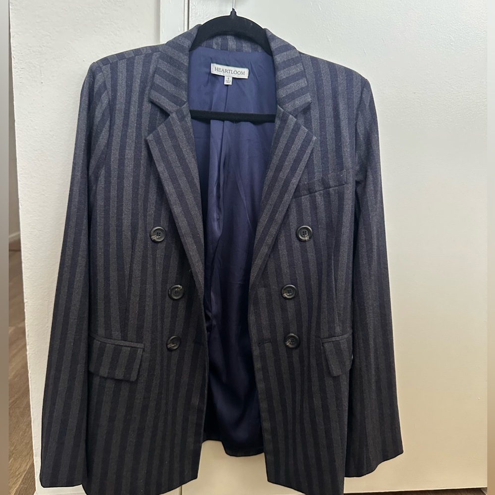 Pinstripe Blazer